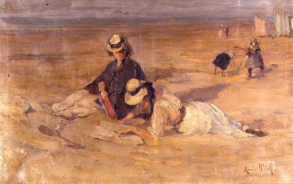 Op het Strand door Maurice Blieck