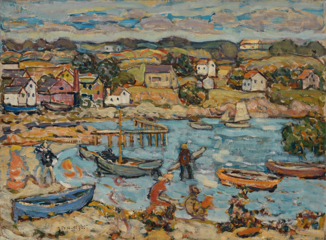 Haven van Marblehead door Maurice Brazil Prendergast