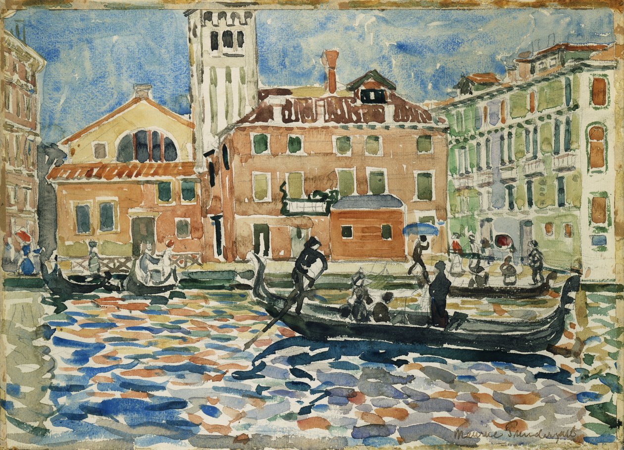 Venetië door Maurice Brazil Prendergast
