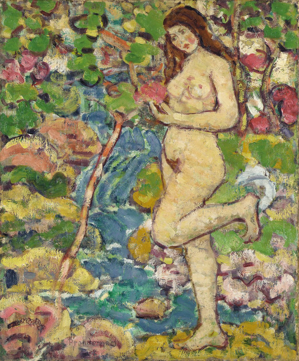 Waterval door Maurice Brazil Prendergast