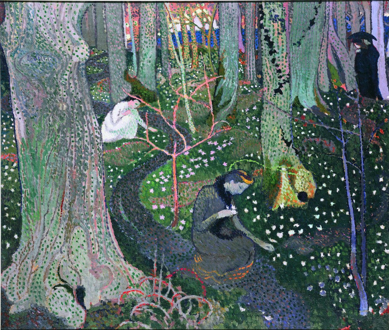 April de anemonen, 1891 door Maurice Denis