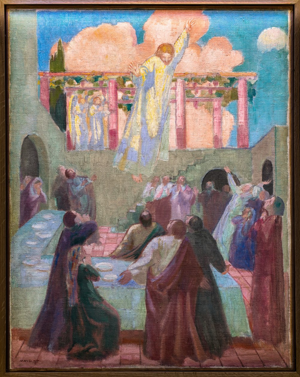 Christus verschijnt aan de apostelen door Maurice Denis