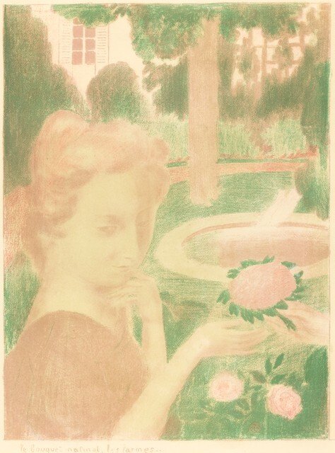 Het ochtendboeket, de tranen door Maurice Denis
