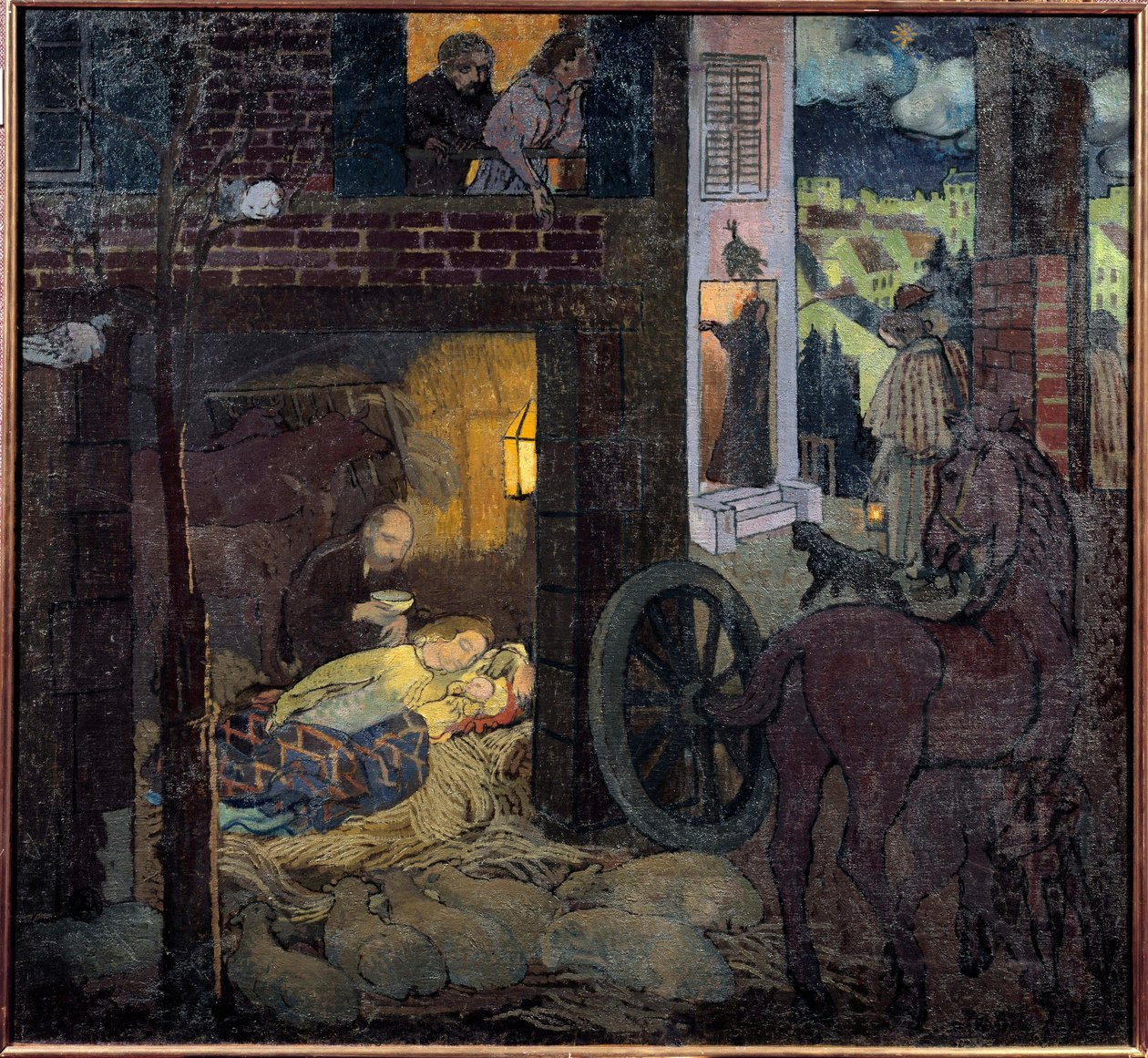 De geboorte van Christus door Maurice Denis