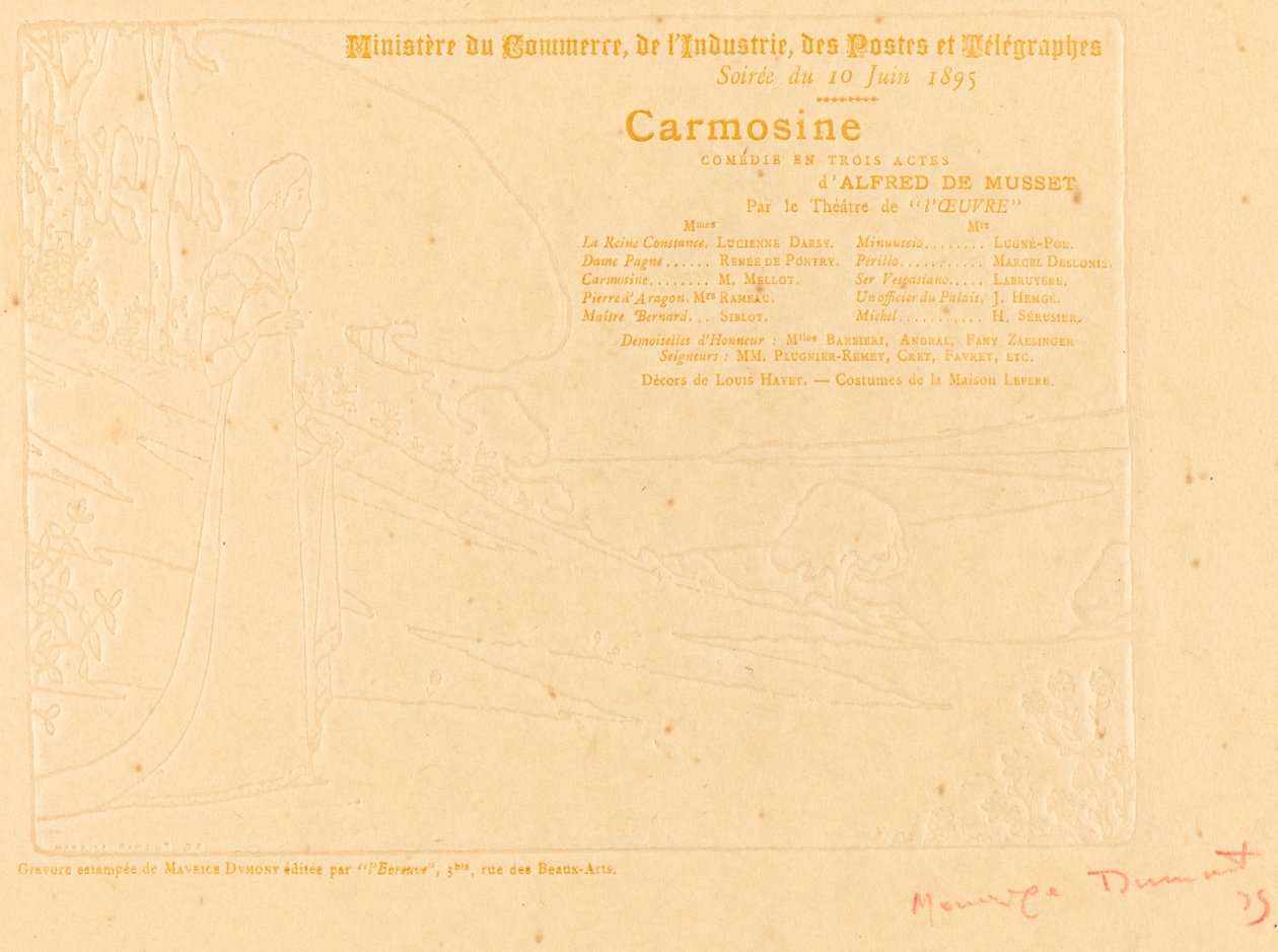 Carmosine door Maurice Dumont