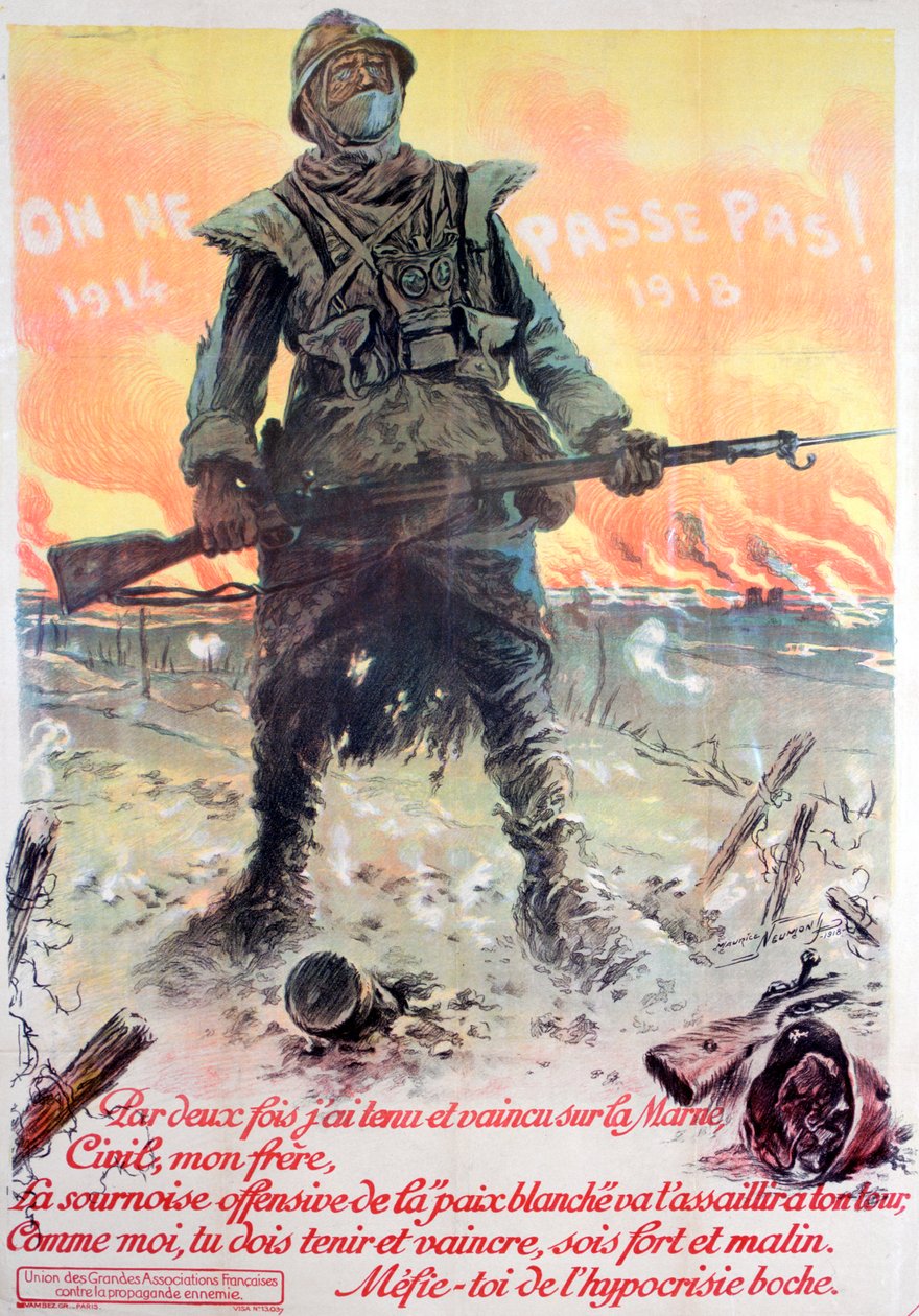 Zij Zullen Niet Voorbijgaan! 1914-1918, 1918 door Maurice Neumont