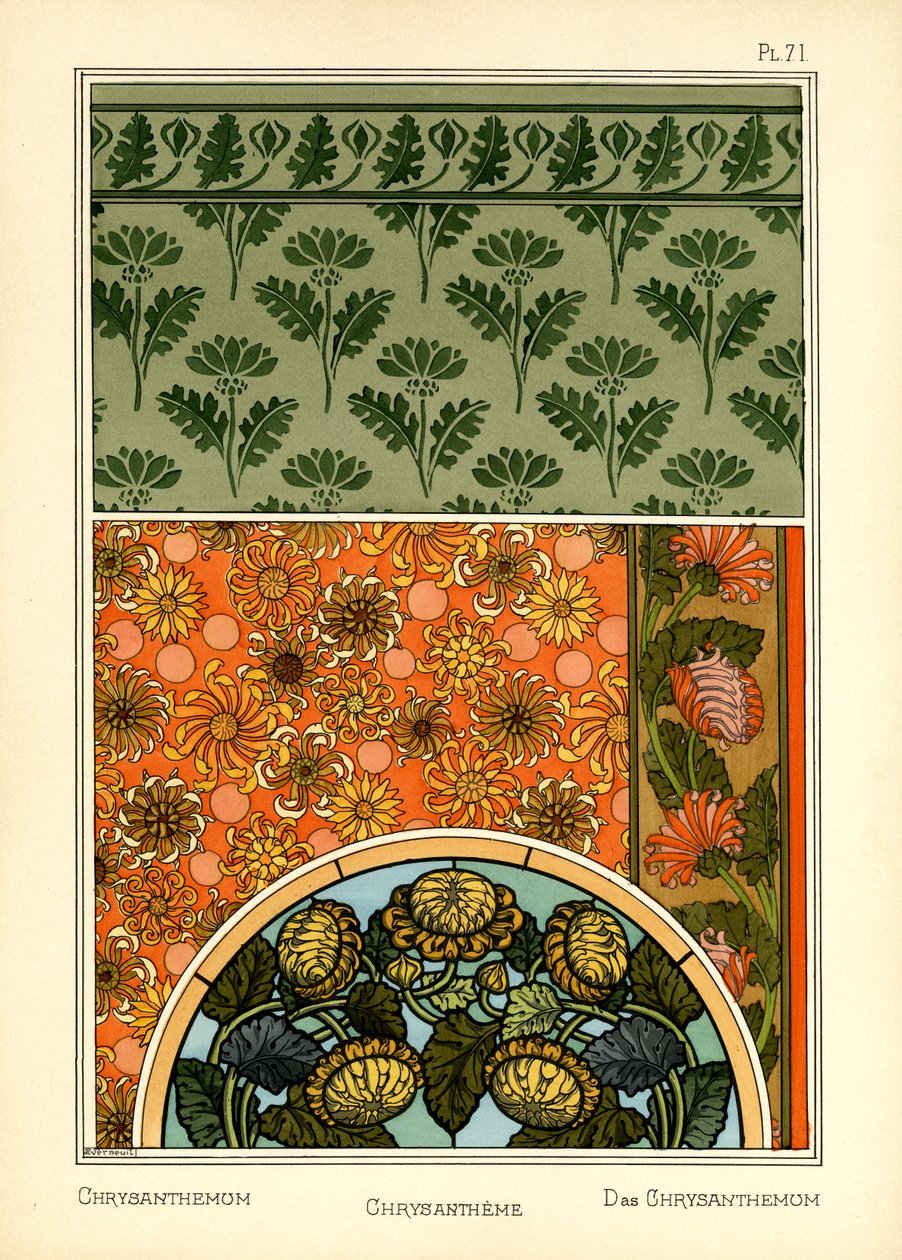 De chrysant door Maurice Pillard Verneuil