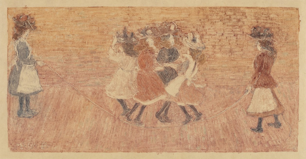 Springtouw door Maurice Brazil Prendergast