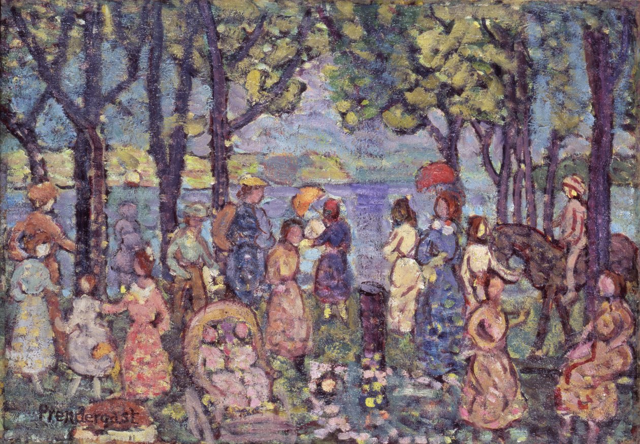Zomer, New England door Maurice Prendergast