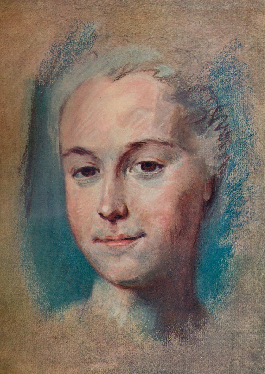 La Camargo, ca. 1743 door Maurice Quentin de La Tour