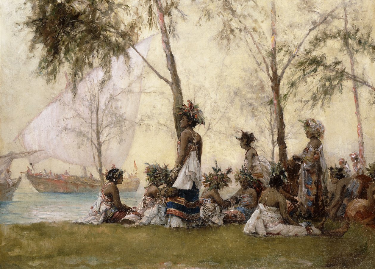 Het eiland van de maagd, Zanzibar door Maurice Randall