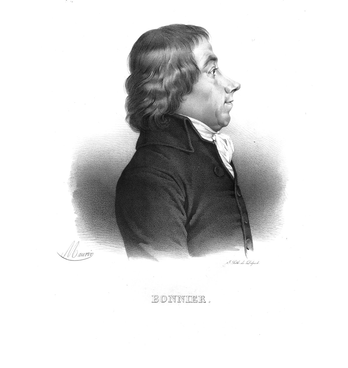 Ange-Élisabeth-Louis-Antoine Bonnier, ca. 1820s door Maurin