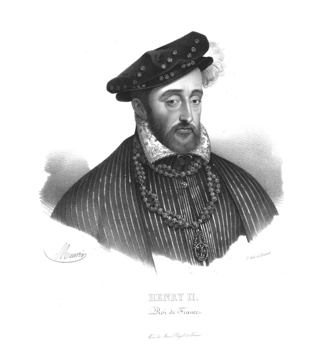 Hendrik II, Koning van Frankrijk door Maurin