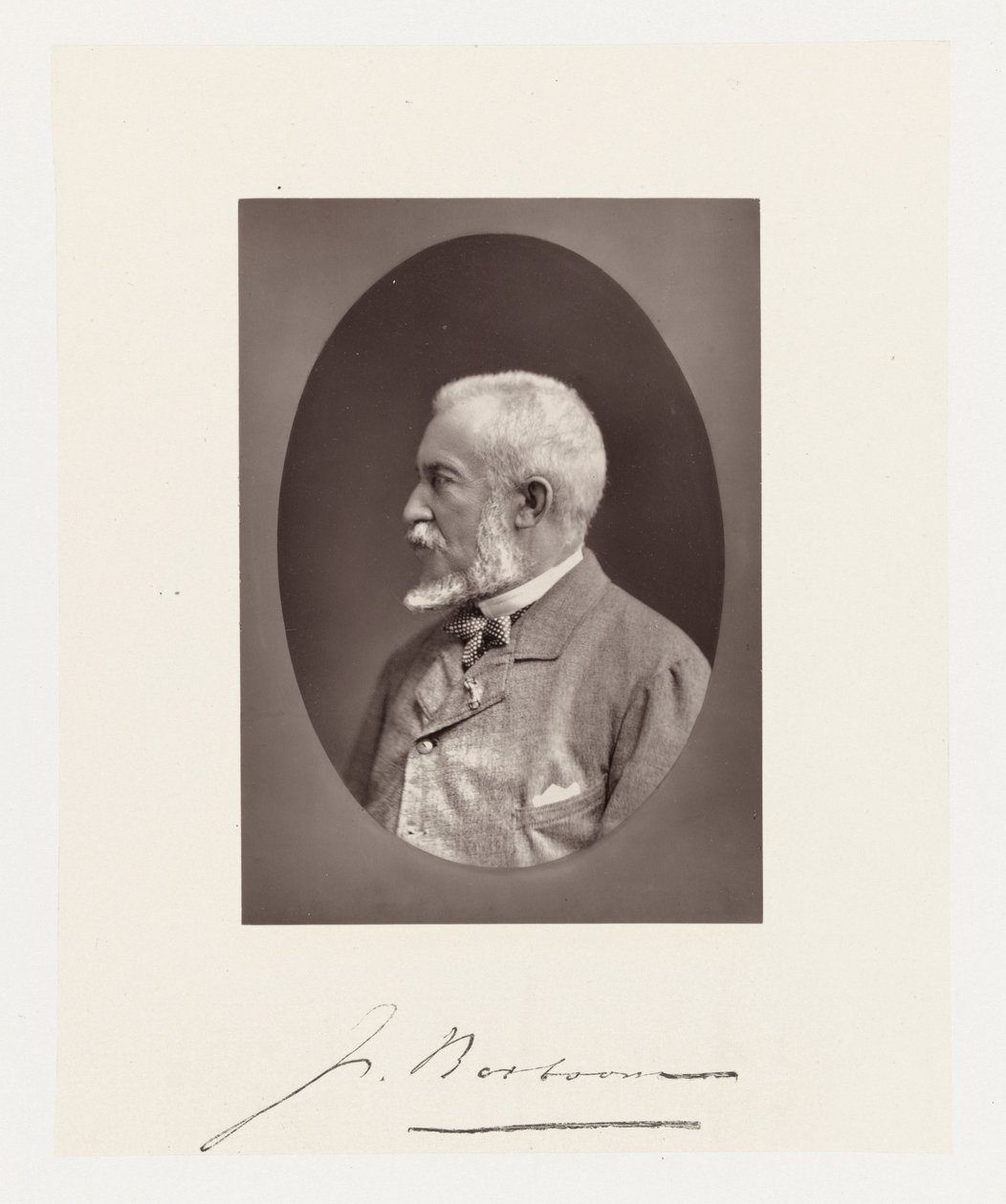 Portret van Johannes Bosboom door Maurits Verveer (attributed to)