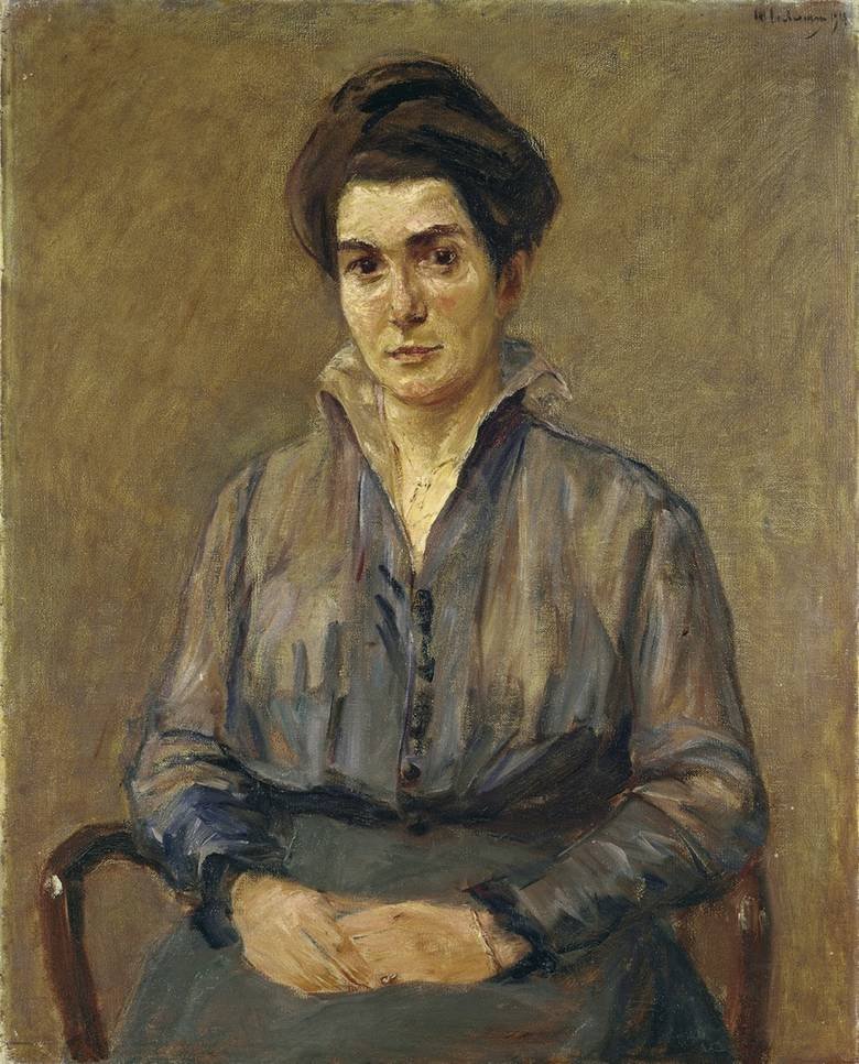 Portret van Cäcilie Markus door Max Liebermann