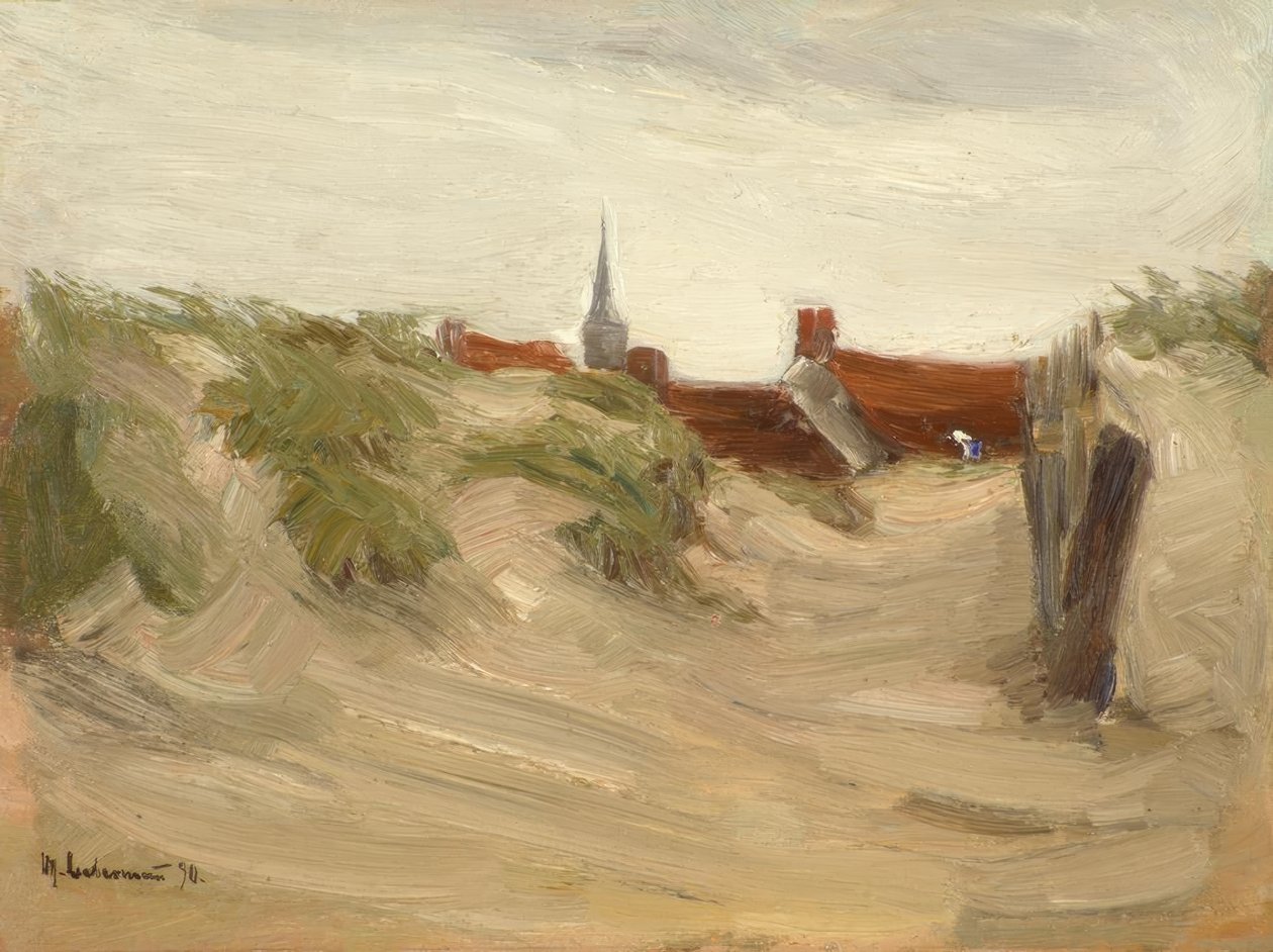 Duinen van Katwijk door Max Liebermann