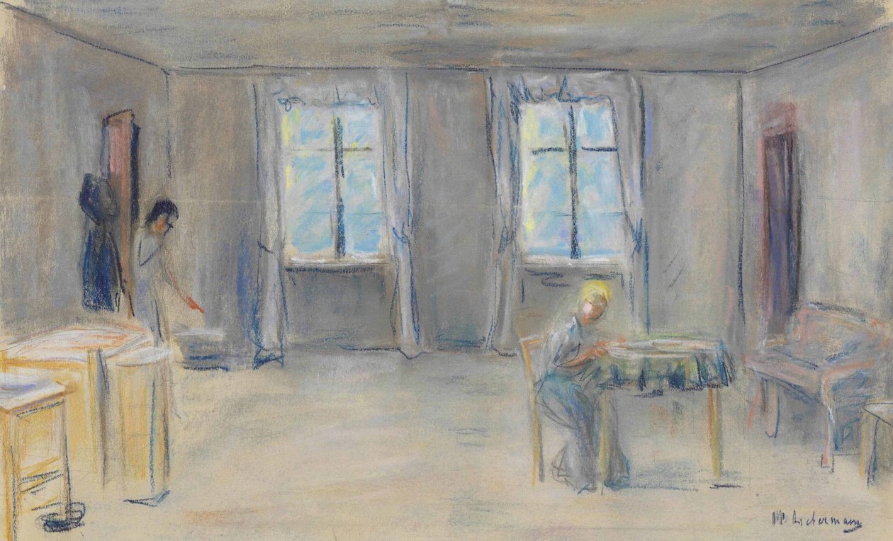 Gastenkamer door Max Liebermann