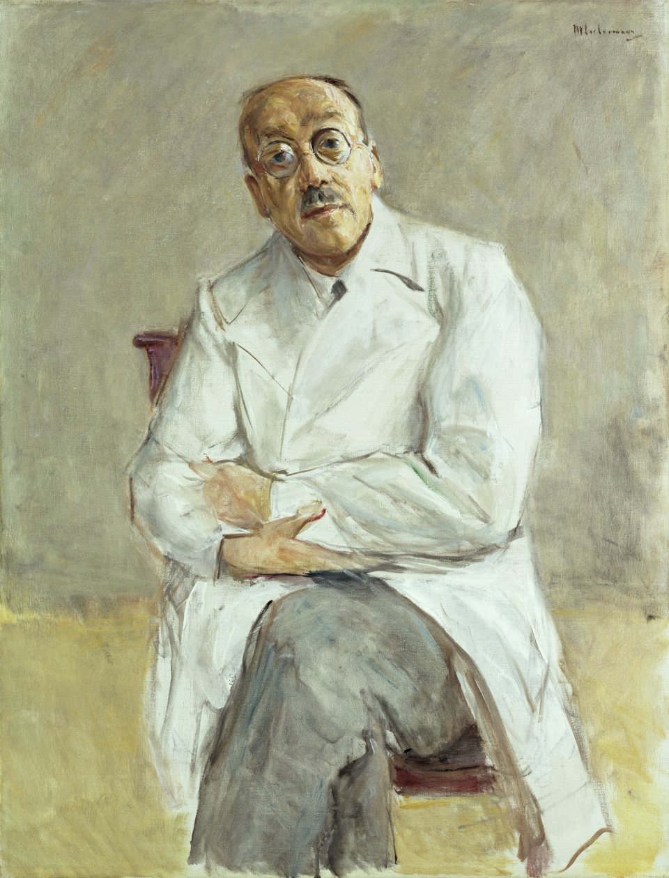 De chirurg, Ferdinand Sauerbruch, 1932 door Max Liebermann