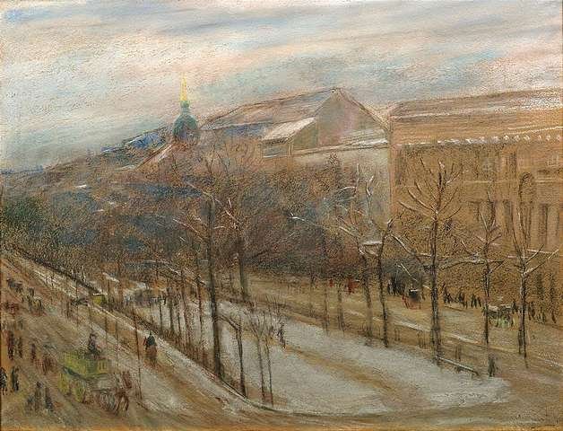Onder de linden door Max Liebermann