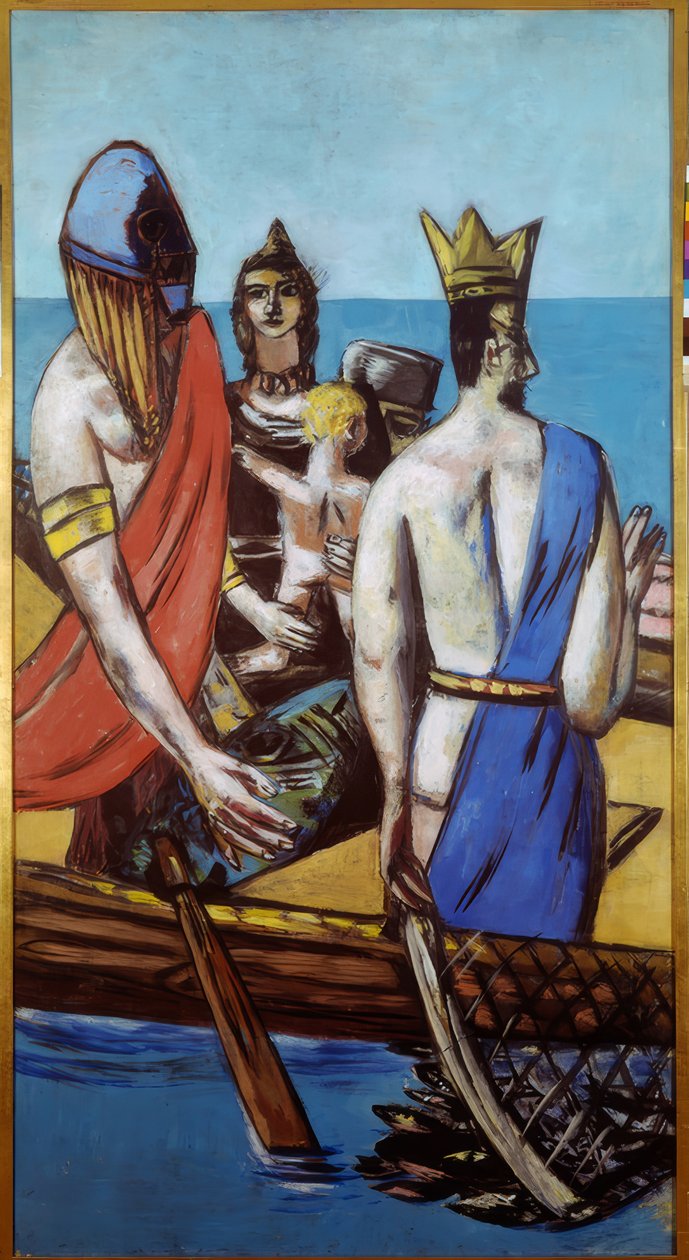 Vertrek door Max Beckmann