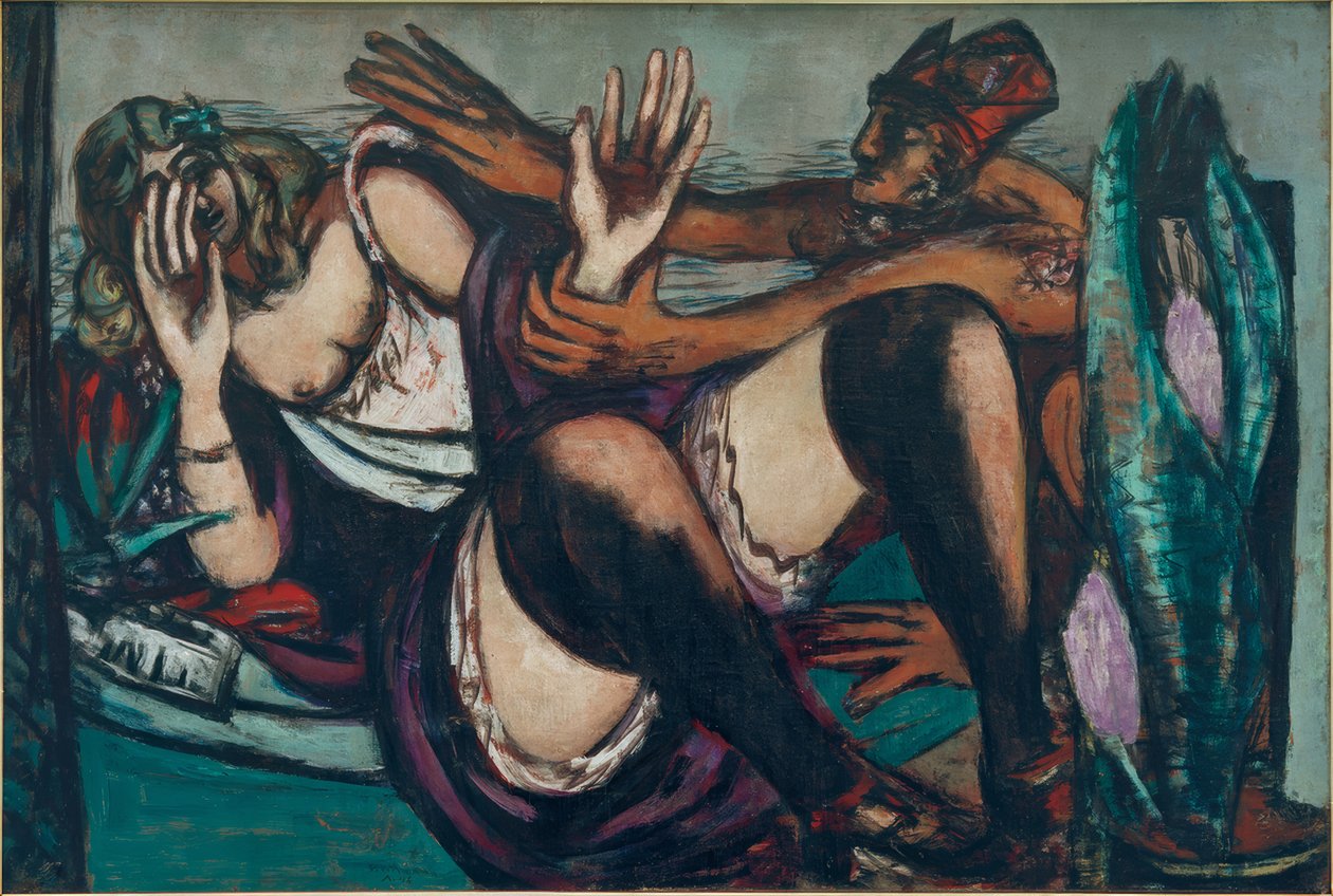 Middag door Max Beckmann