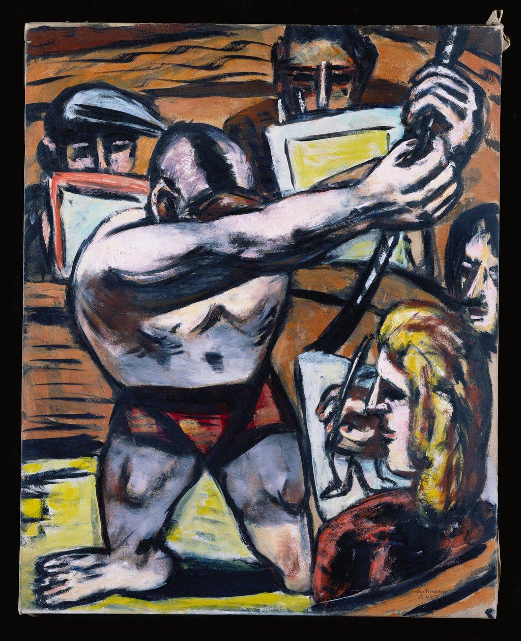Akademie II, Herfst 1944 door Max Beckmann