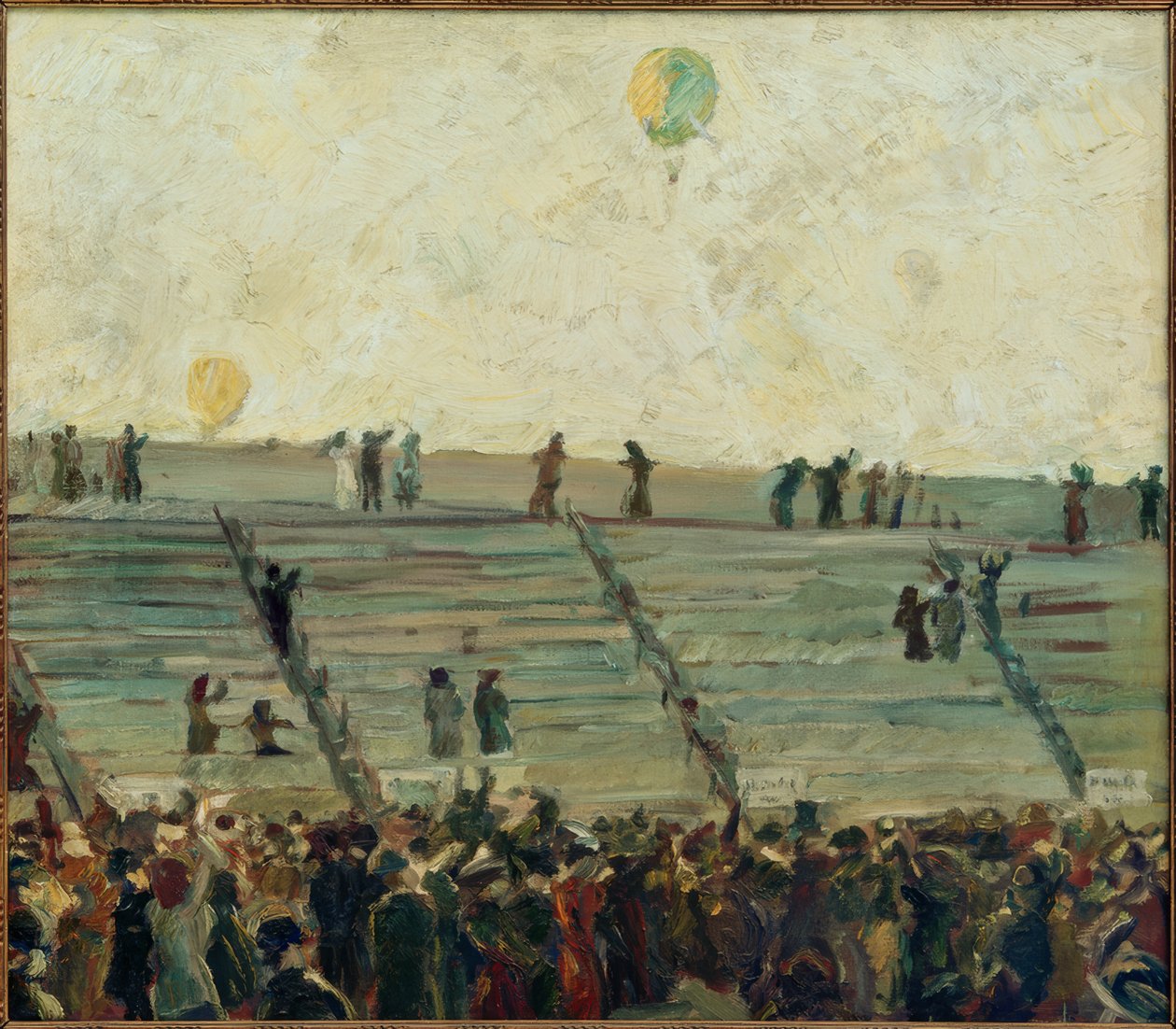 Ballonwedstrijd door Max Beckmann