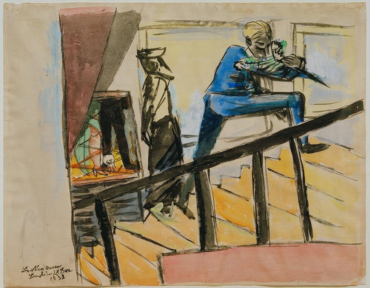 De hoteljongen door Max Beckmann