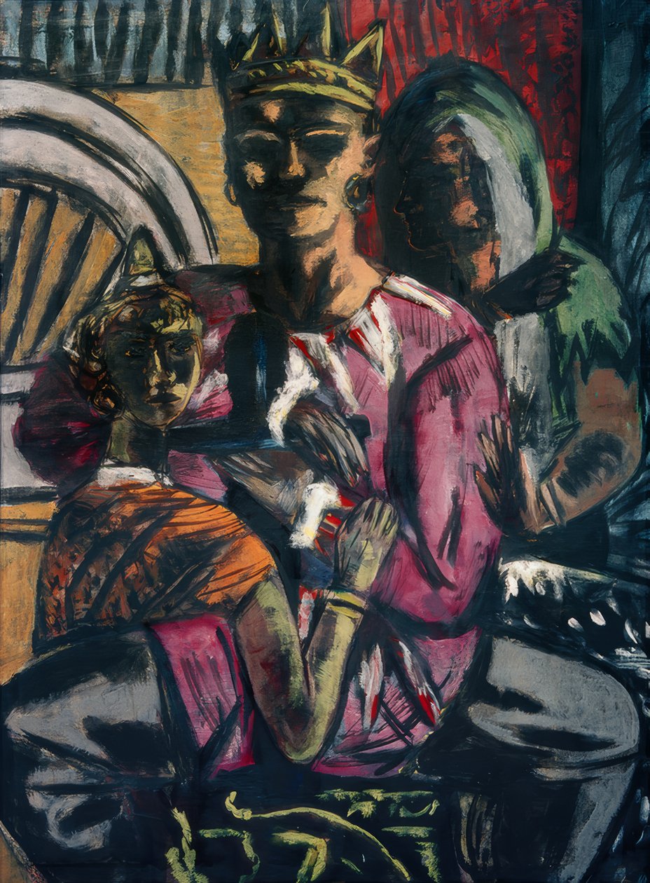 De Koning door Max Beckmann