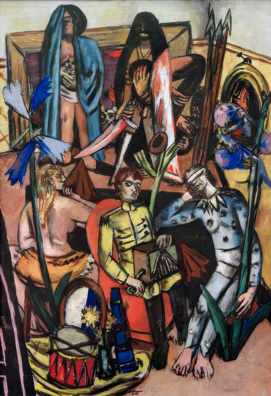 De Leierman (Het Levenslied) door Max Beckmann