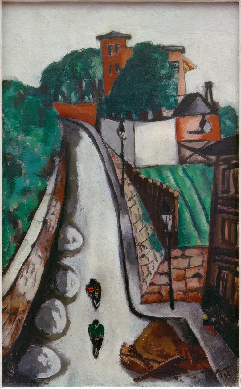 De Wendelsweg door Max Beckmann