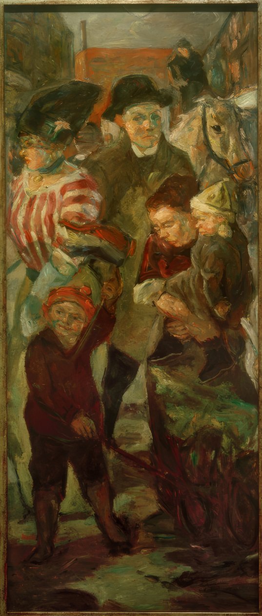 De straat door Max Beckmann