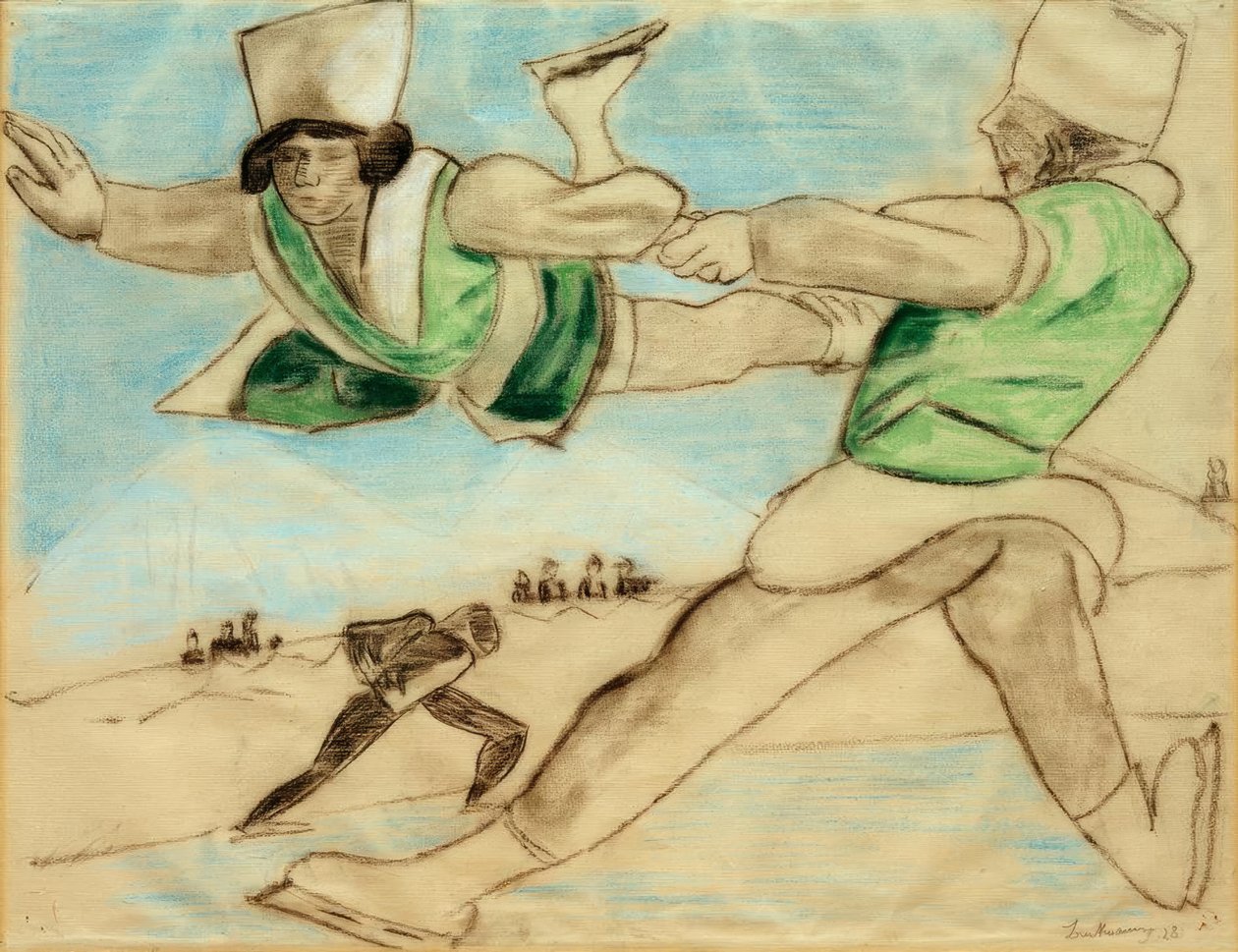 Kunstschaatser II door Max Beckmann