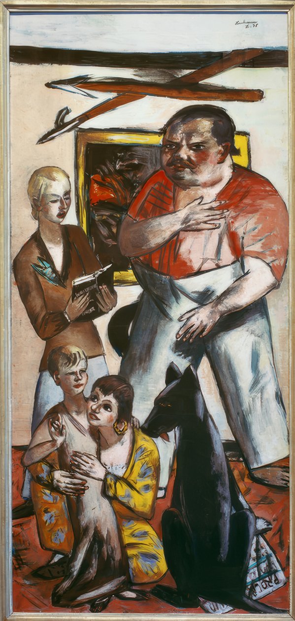 Familieportret George door Max Beckmann