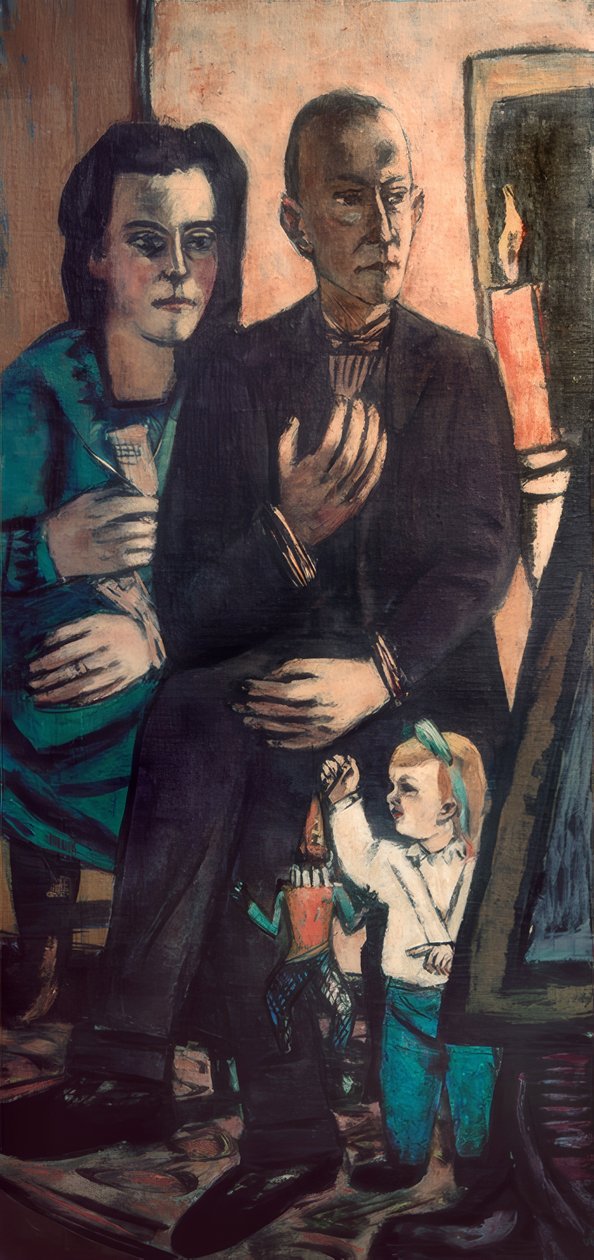 Familieportret Lütjens door Max Beckmann