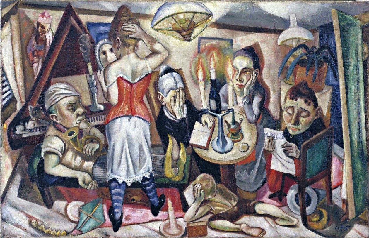 Familieportret door Max Beckmann