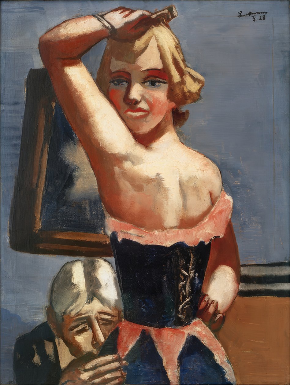 Garderobe door Max Beckmann