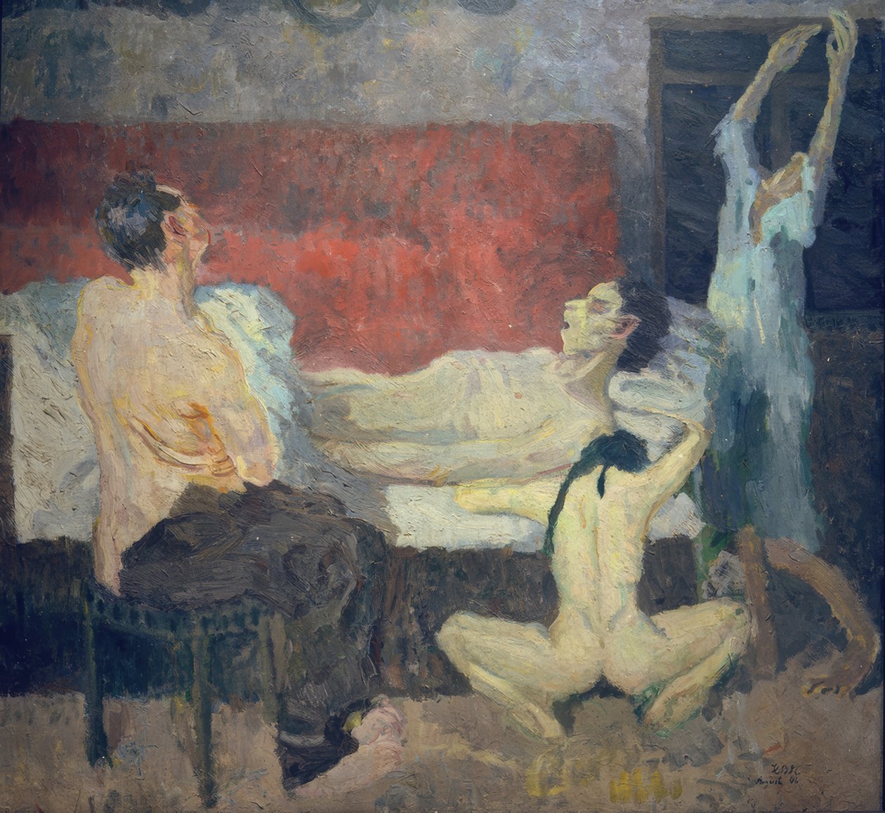 Grote sterfscène door Max Beckmann
