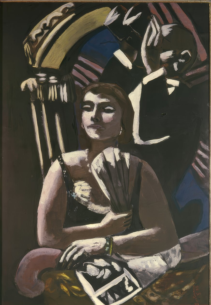 In de loge door Max Beckmann