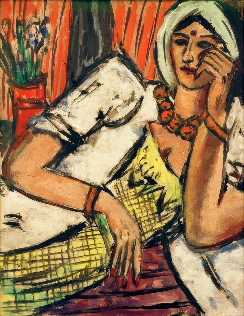 Indiase Vrouw door Max Beckmann