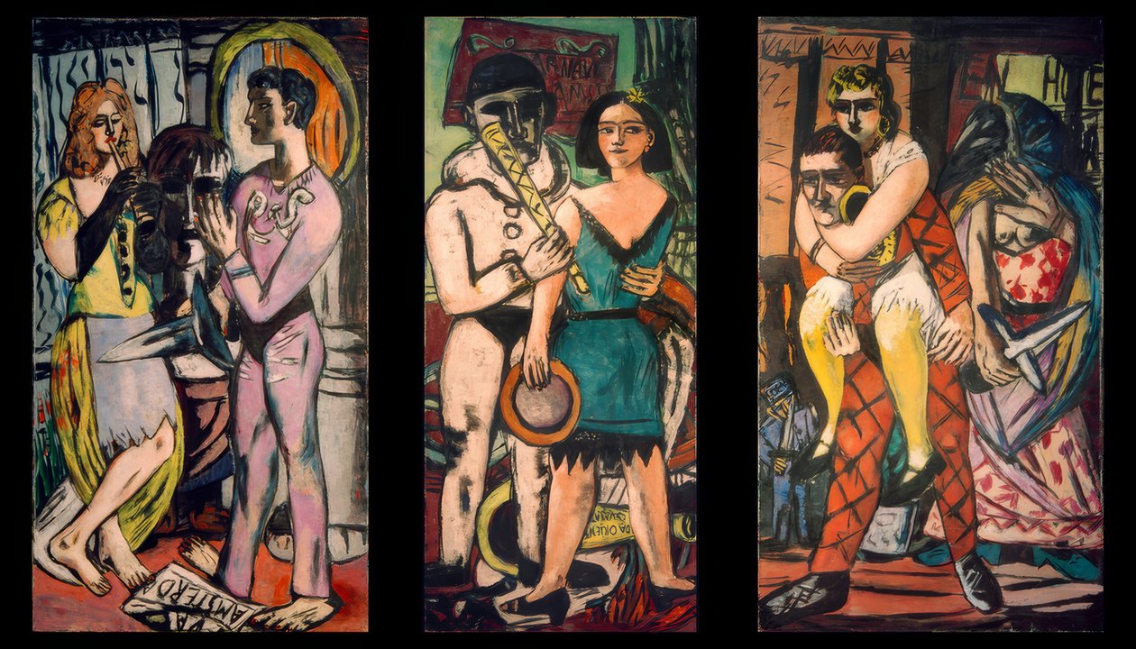 Carnaval door Max Beckmann