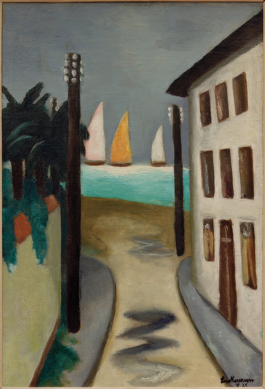 Klein Landschap. Viareggio door Max Beckmann
