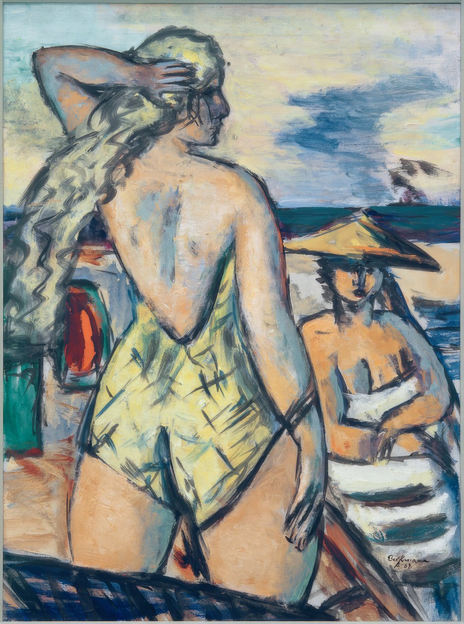 Meisje aan zee door Max Beckmann