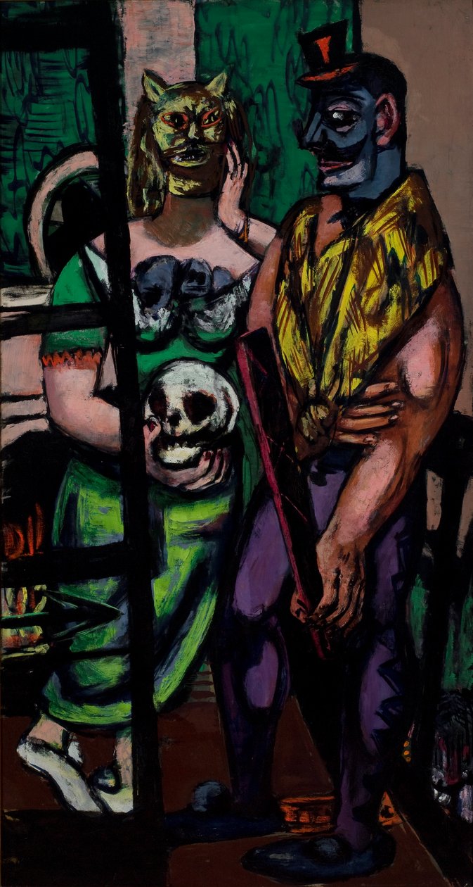Maskerade door Max Beckmann