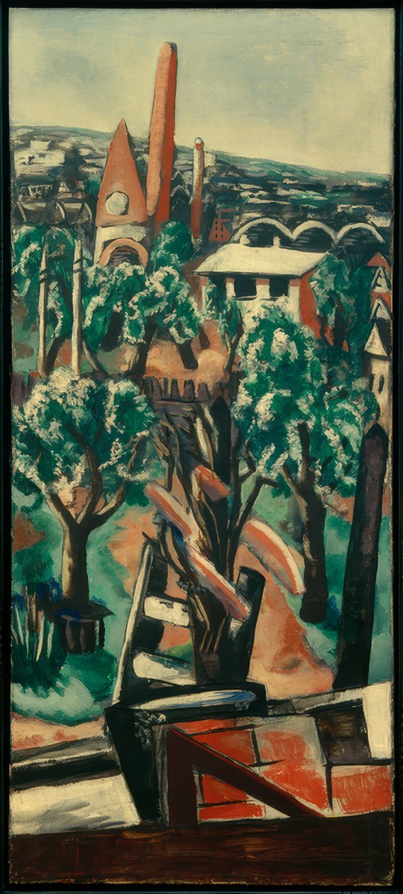 Nieuwbouw door Max Beckmann