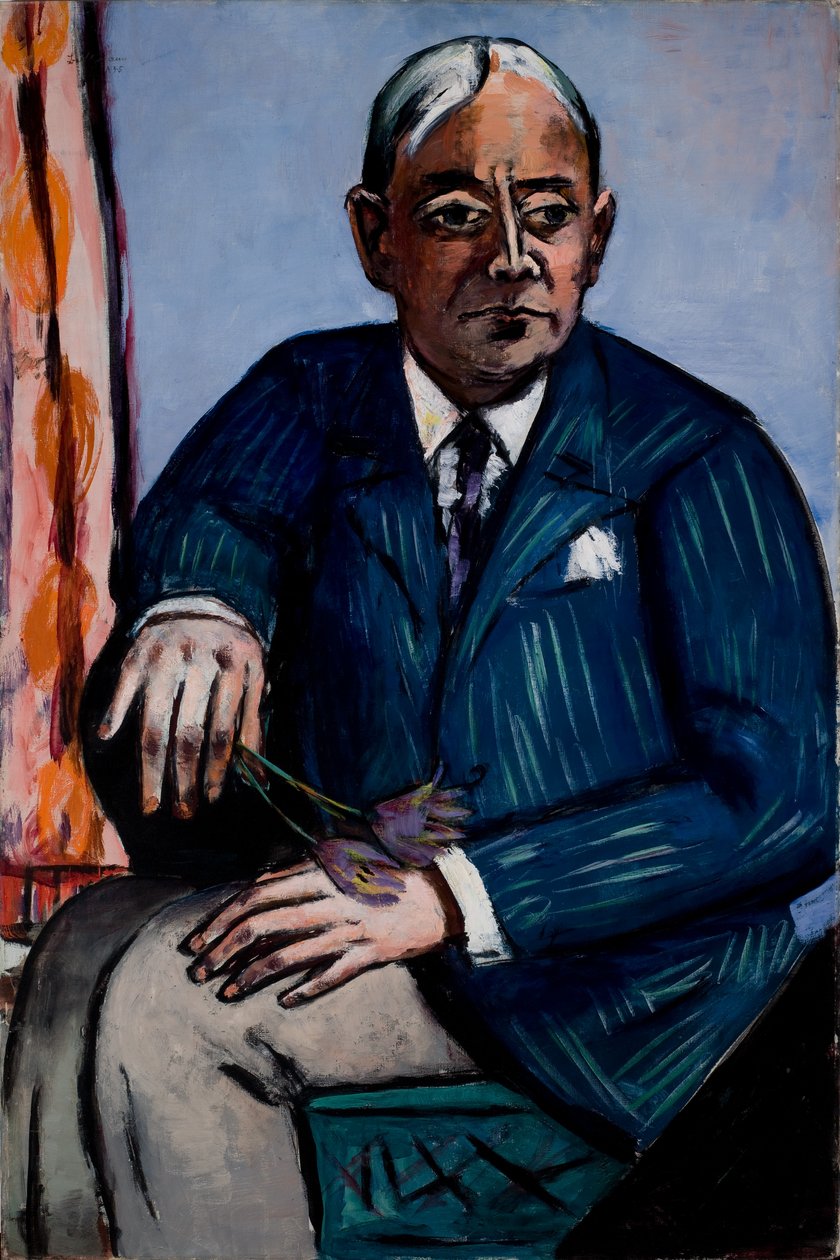 Portret van Ludwig Berger door Max Beckmann
