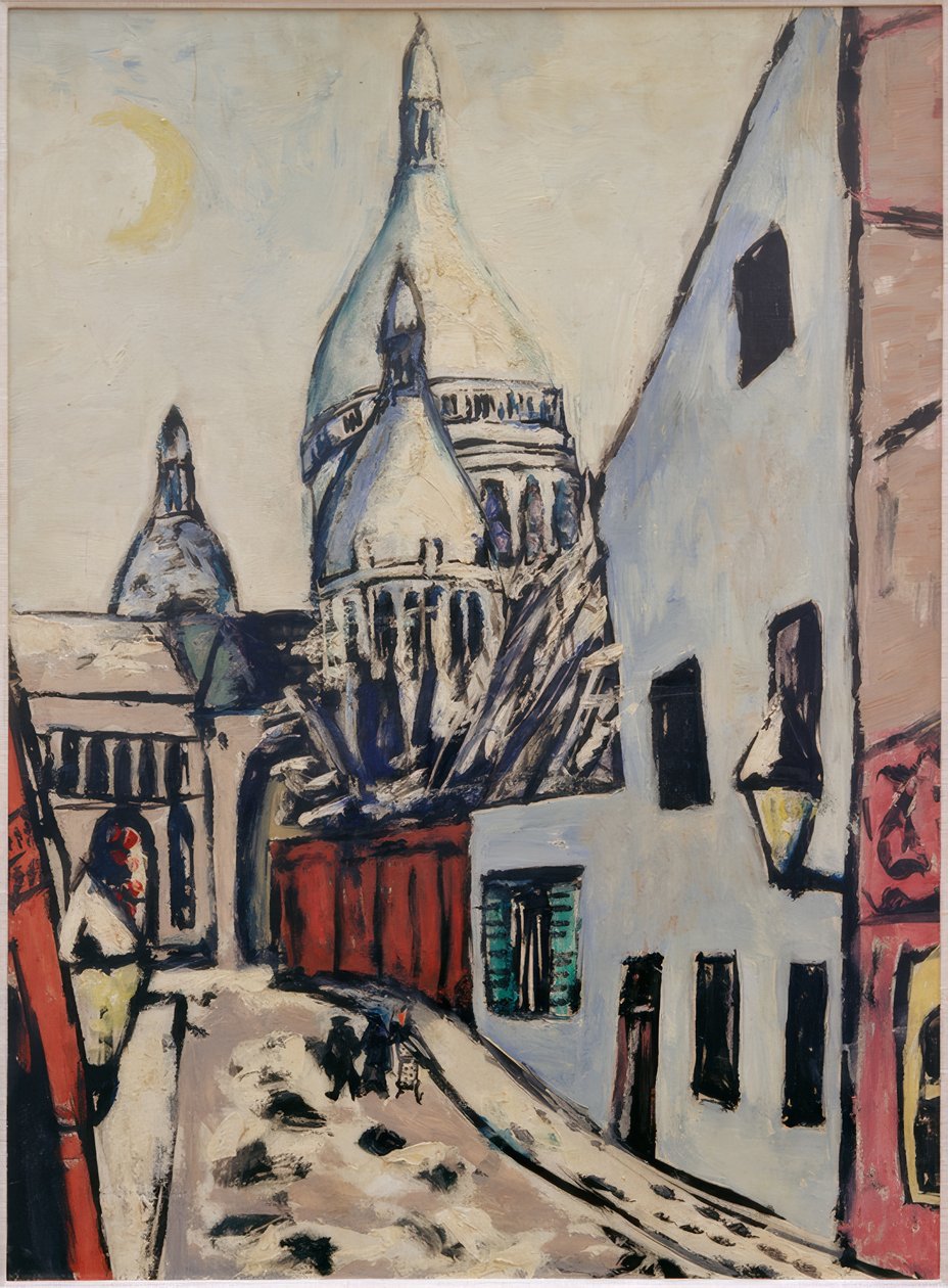 Sacré-Coeur in de Sneeuw door Max Beckmann