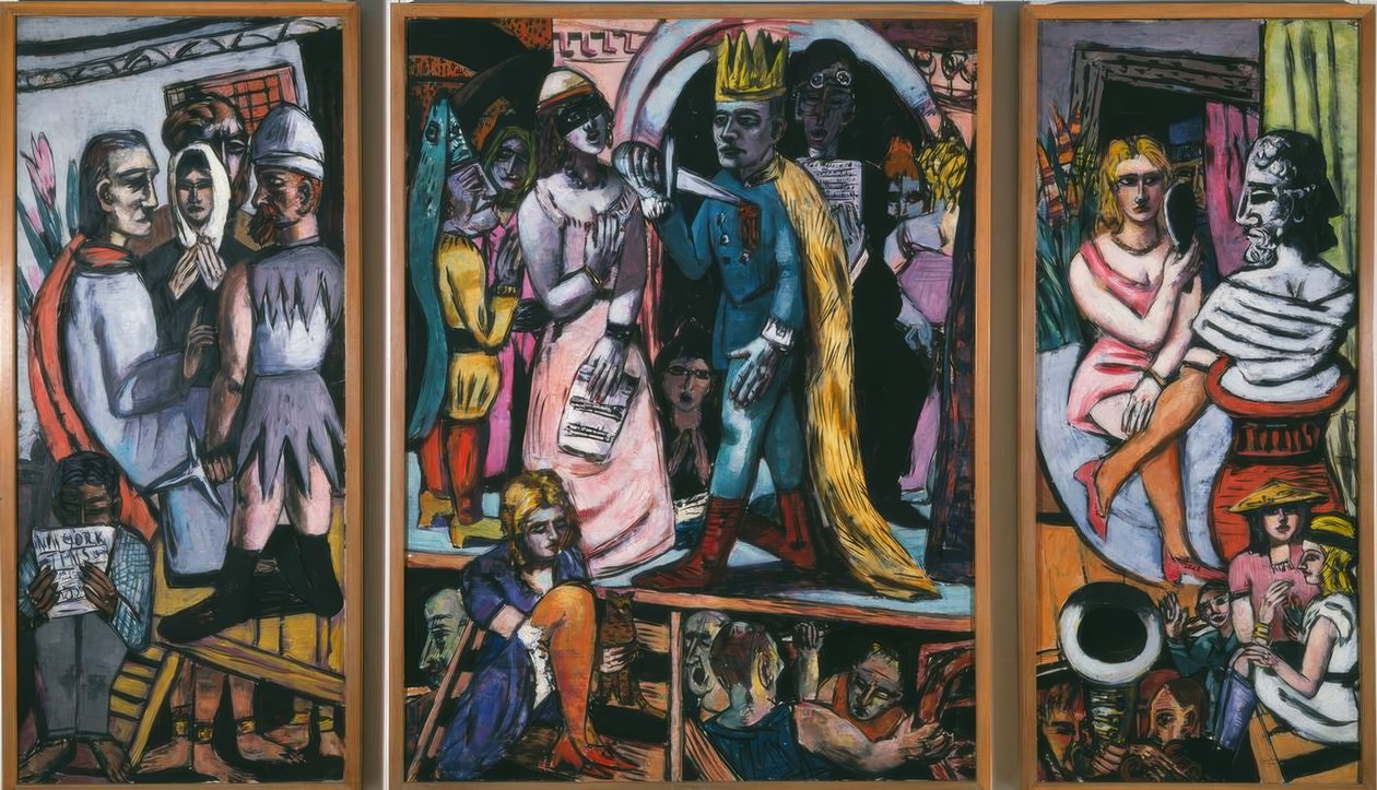 Acteurs door Max Beckmann