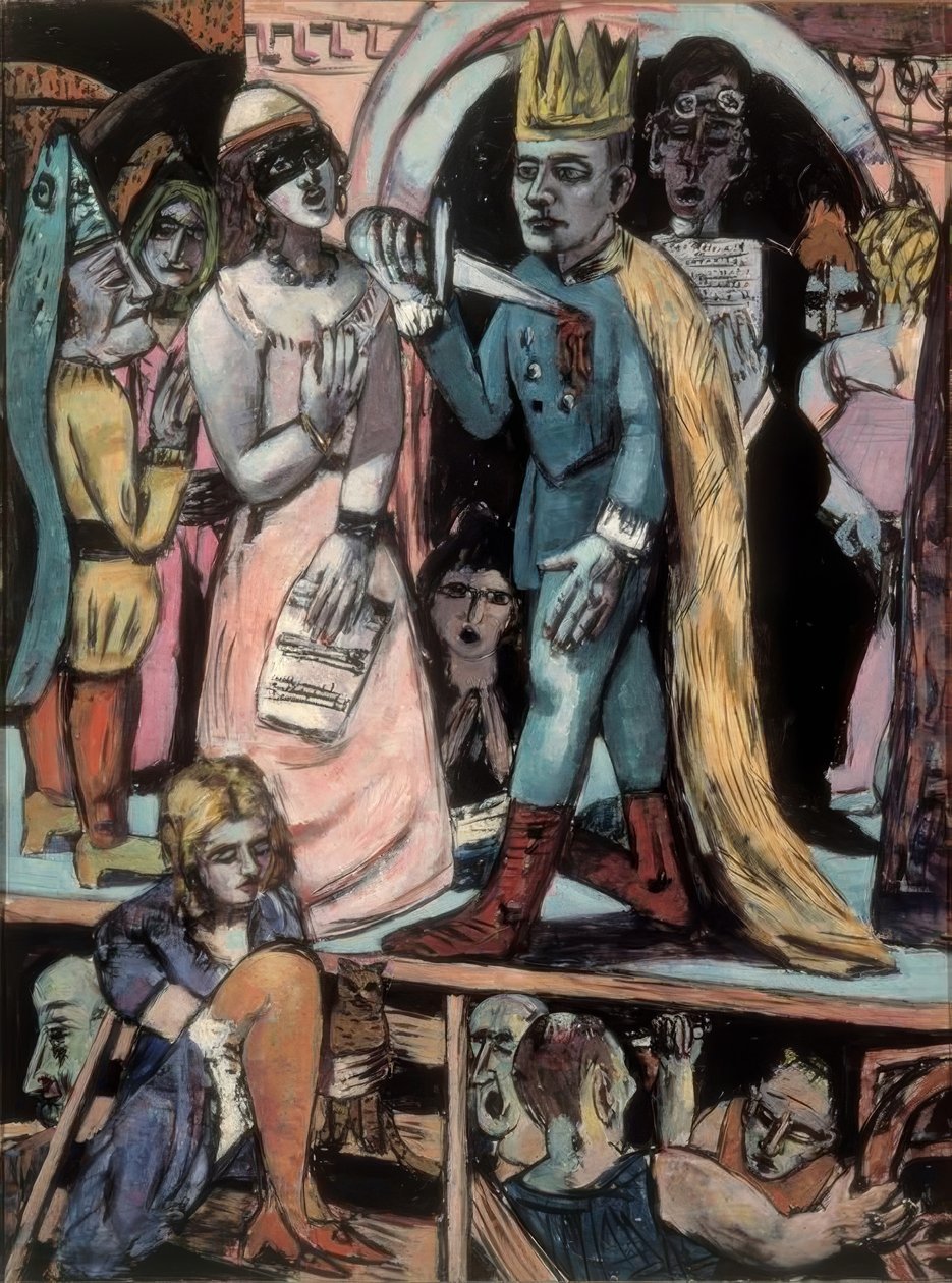 Acteur door Max Beckmann