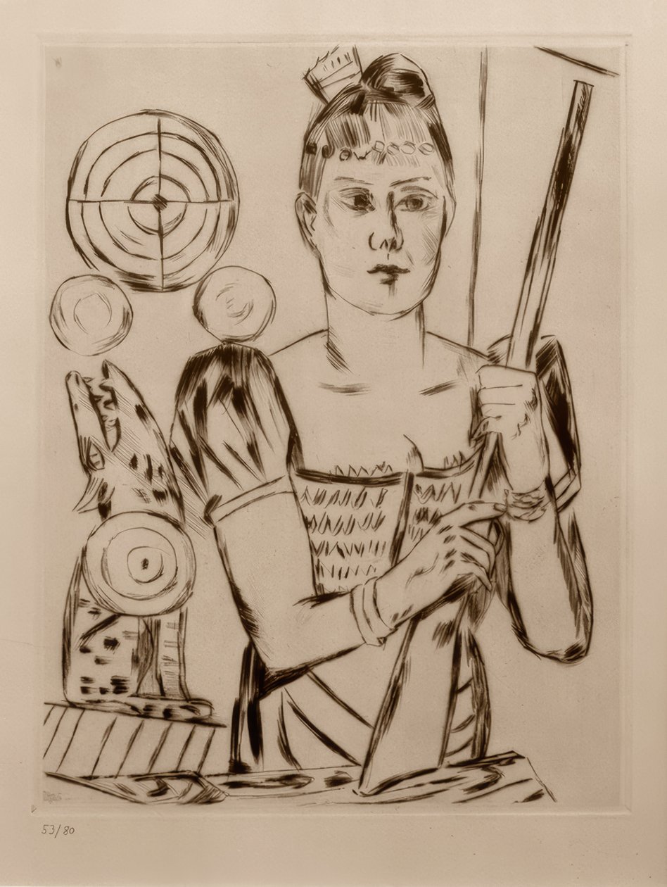 Schiettent door Max Beckmann